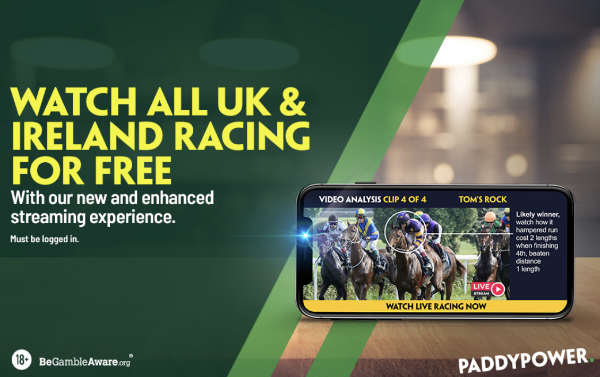 Paddy Power free horse racing live streaming