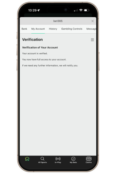 verified account