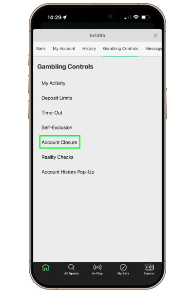 account closure