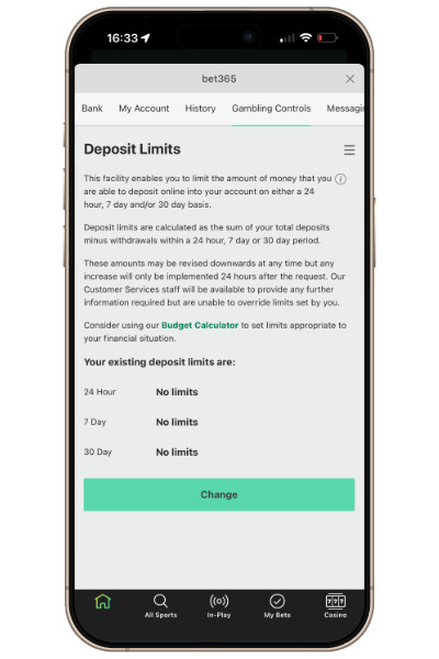 checking deposit limits