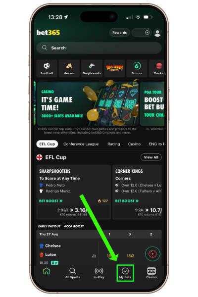 checking live bets