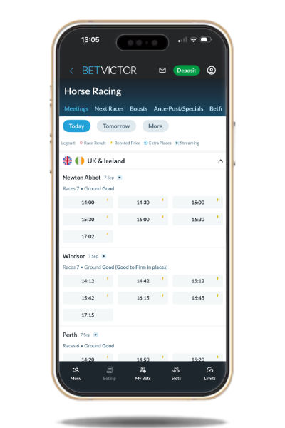 BetVictor BOG on racing and greyhounds