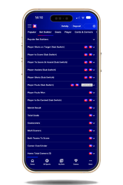 Betfred Bet Builder