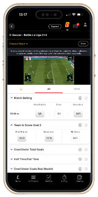 Ladbrokes eSports betting markets