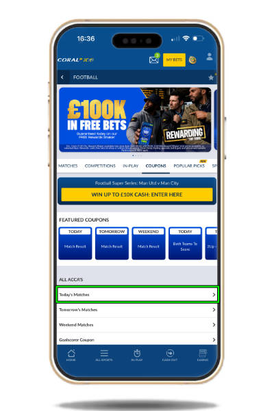 Today's football coupon