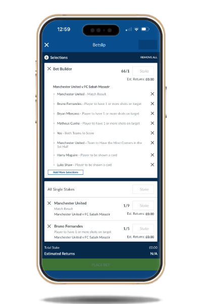 Build Your Bet example on Coral