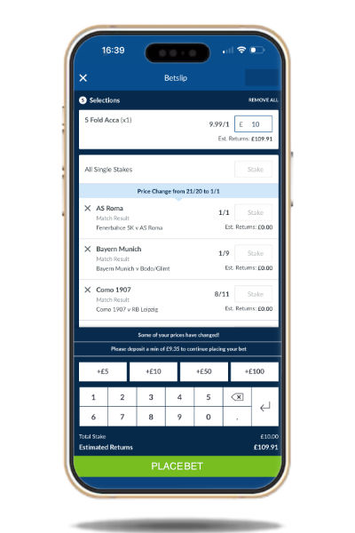 How to place a bet