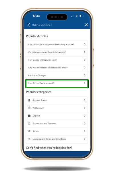 How to verify a Coral account