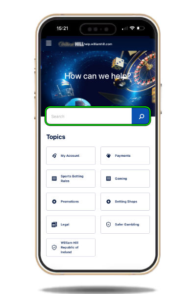 Help search tool