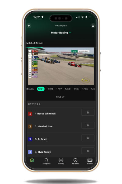 Virtual motor racing