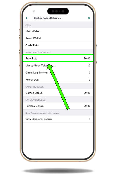 Viewing Paddy Power free bets