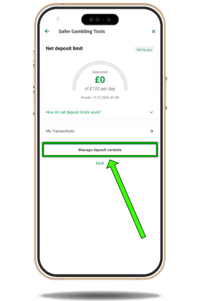 Paddy Power deposit limit periods