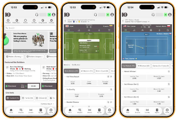 10bet app screenshots